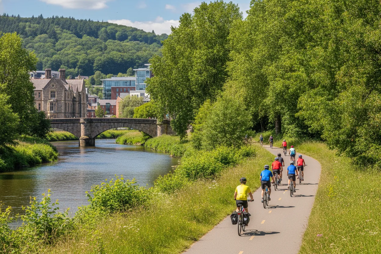 Cycling the Taff Trail